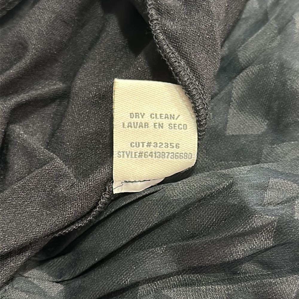 ECI New York Womens Tie Back  PleatedChiffon Blouse Sz 6P - Picture 10 of 16